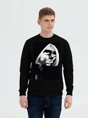 Свитшот &laquo;Меламед. Kurt Cobain&raquo;, черный арт.71173.30