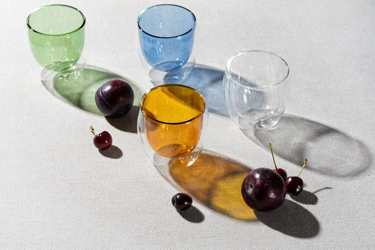 Стакан с двойными стенками Glass Bubble, бесцветный арт.5676.02
