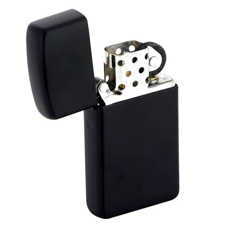 Зажигалка Zippo Slim Matt, матовая черная арт.12973.30