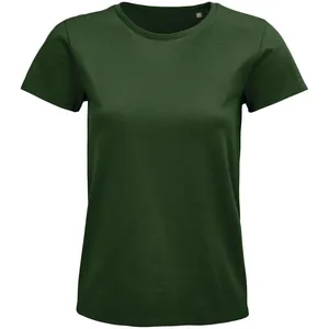 Футболка женская Pioneer Women, темно-зеленая арт.03579264