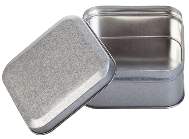 Коробка Pragmax S, квадратная, серебристая арт.5587.01