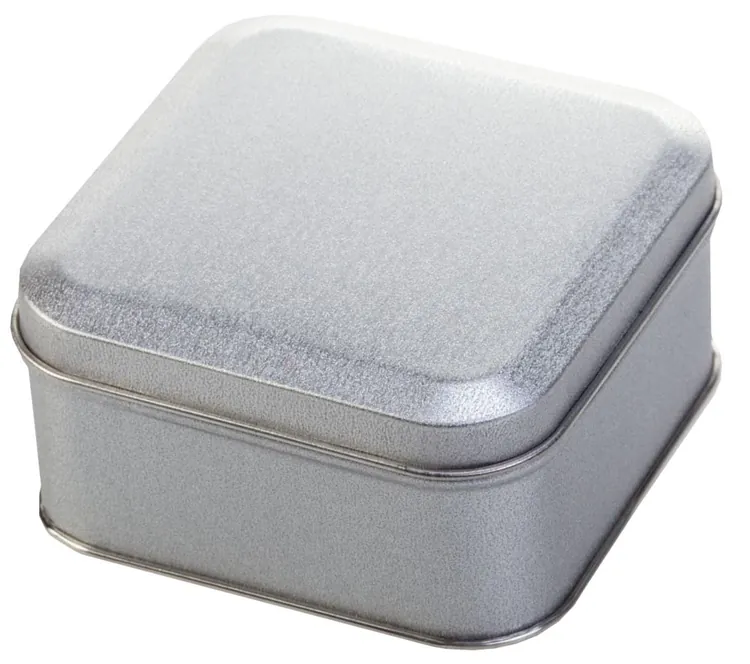 Коробка Pragmax S, квадратная, серебристая арт.5587.01