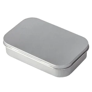 Коробка Pragmax S, прямоугольная, серебристая арт.5588