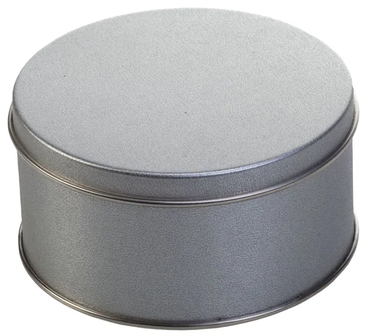 Коробка Pragmax S, круглая, серебристая арт.5589
