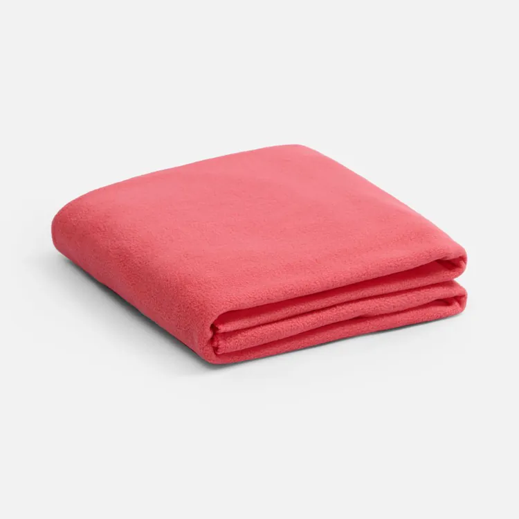 Флисовый плед Warm&Peace XL, розовый (коралловый) арт.13059.21