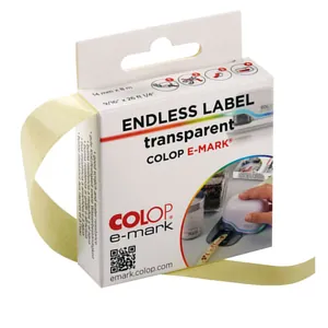 Клейкая лента для принтера Colop e-mark, прозрачная арт.14148.00