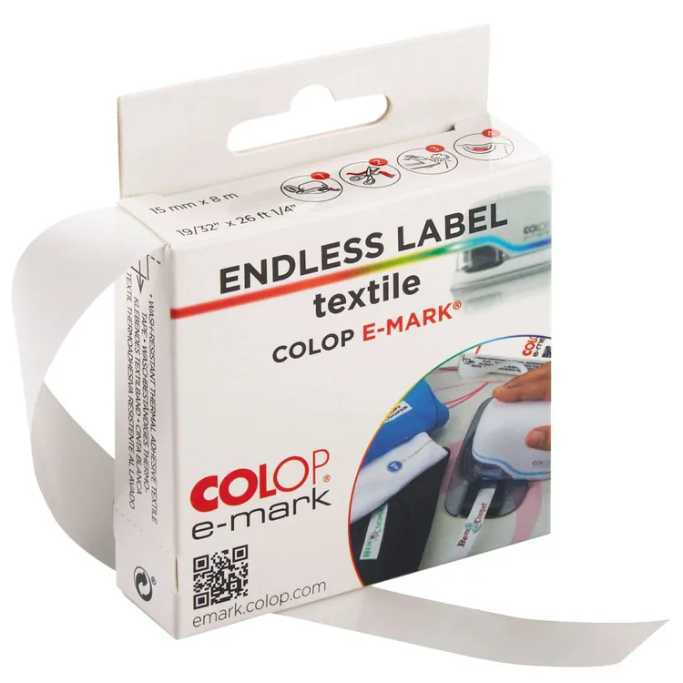 Термоклеевая лента Colop E-mark для текстиля арт.14149.00