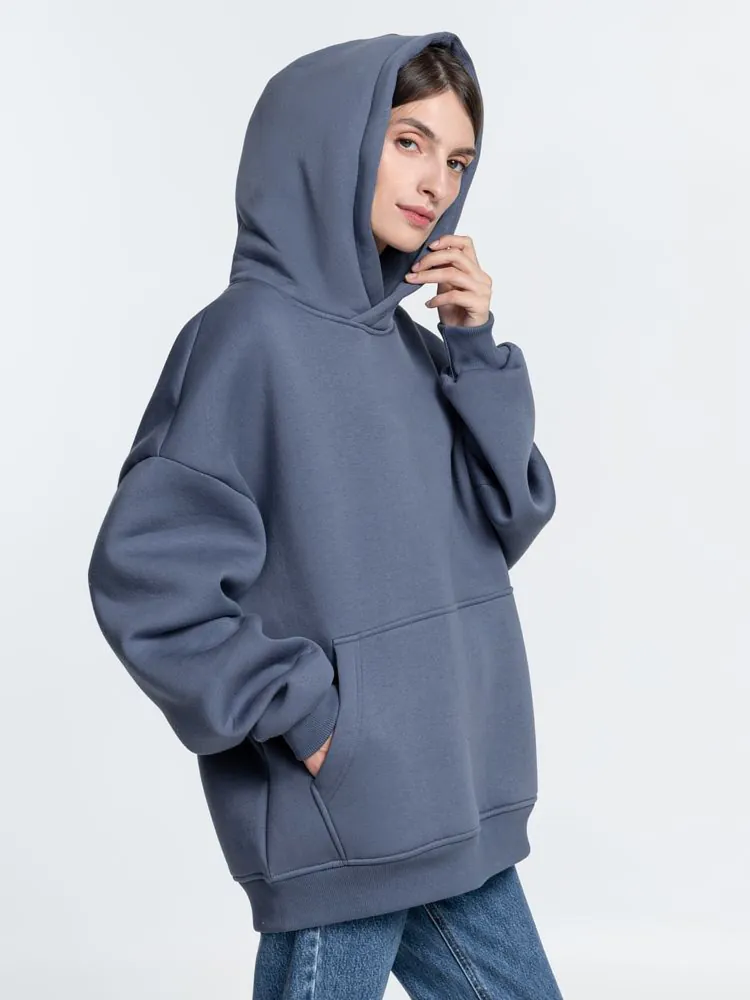 Худи Kulonga Oversize, темно-серое арт.14101.13