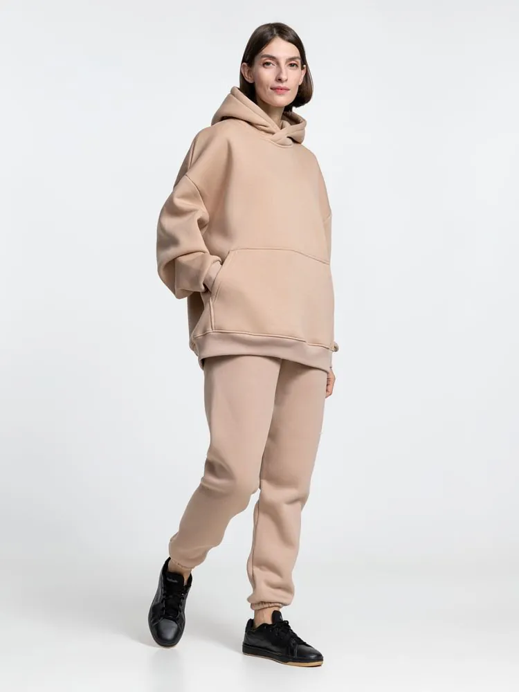 Худи Kulonga Oversize, бежевое арт.14101.10