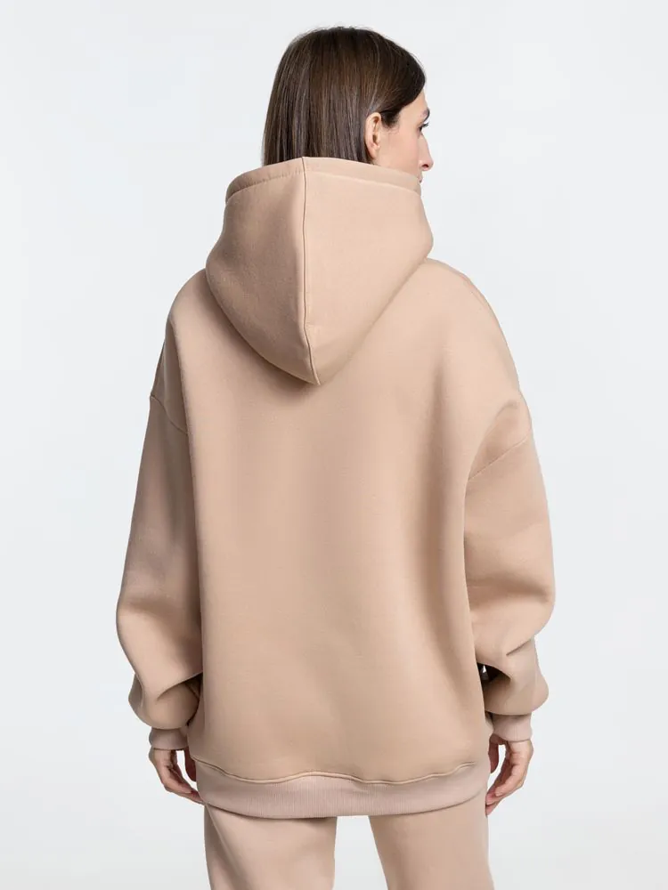 Худи Kulonga Oversize, бежевое арт.14101.10