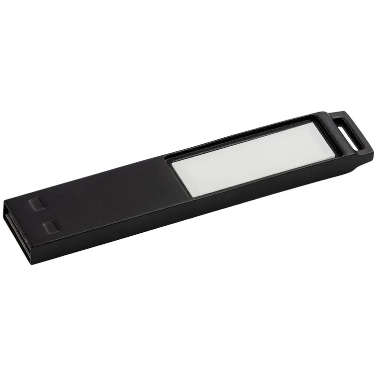 Флешка markBright Black с синей подсветкой, 32 Гб арт.21023.42