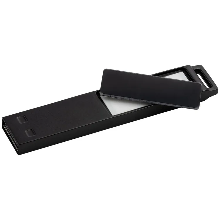 Флешка markBright Black с зеленой подсветкой, 32 Гб арт.21023.92