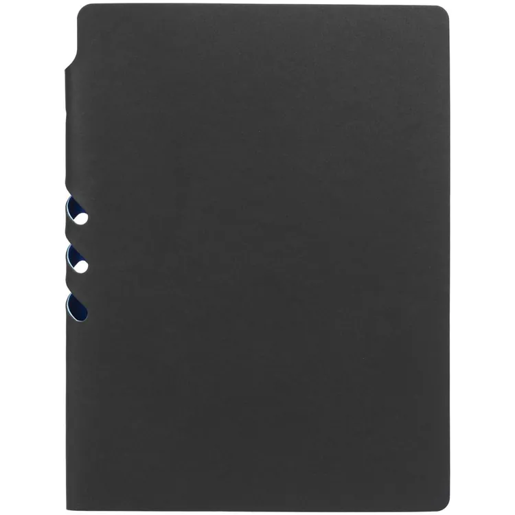 Ежедневник Flexpen Black, недатированный, черный с синим арт.13087.34