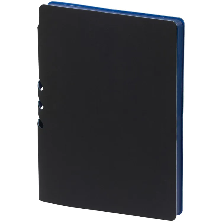 Ежедневник Flexpen Black, недатированный, черный с синим арт.13087.34
