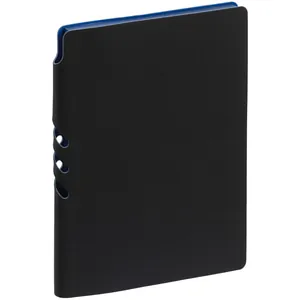 Ежедневник Flexpen Black, недатированный, черный с синим арт.13087.34