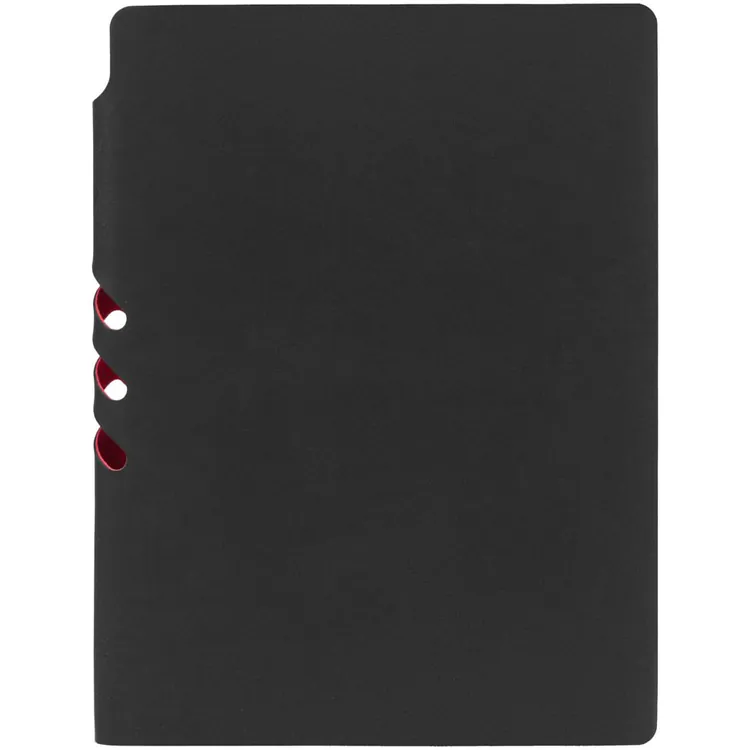 Ежедневник Flexpen Black, недатированный, черный с красным арт.13087.35