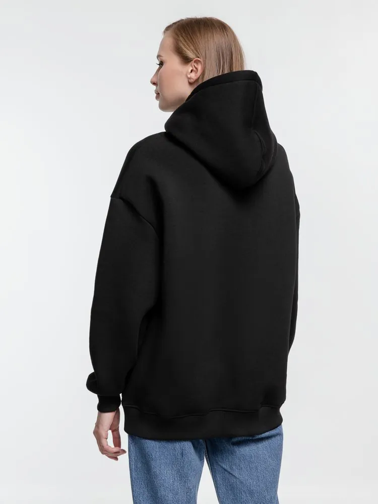 Худи оверсайз Kulonga Comfort Heavy, черное арт.14046.30