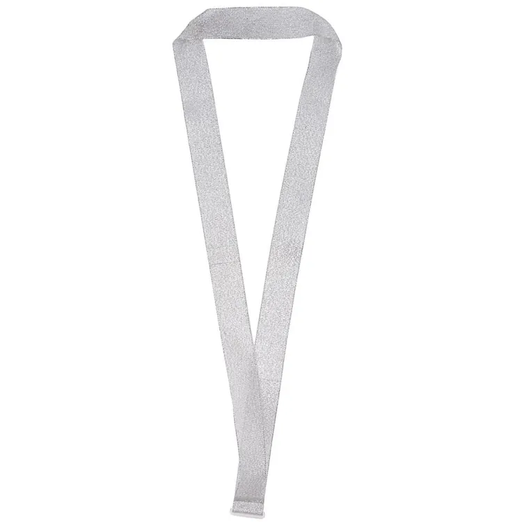 Лента для медали с пряжкой Ribbon, серебристая арт.34358.10