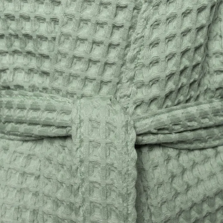 Халат вафельный женский Boho Kimono, зеленая мята арт.20014.19