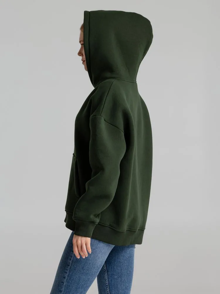 Худи Kulonga Oversize, темно-зеленый (хаки) арт.14101.99