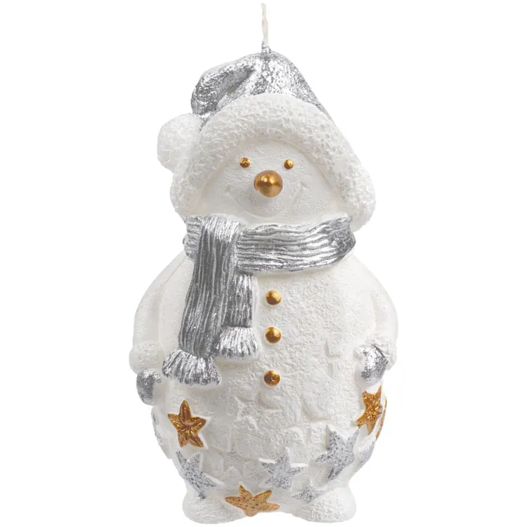 Свеча Christmas Twinkle, снеговик арт.15826