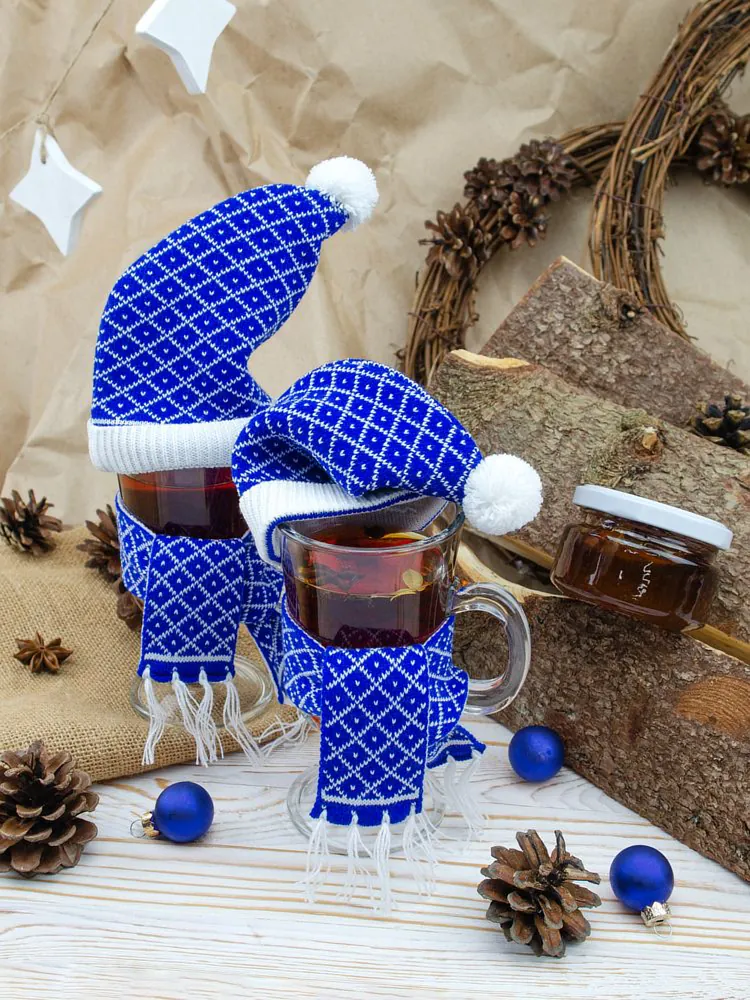 Шапочка на игрушку Dress Cup, синяя арт.16966.40