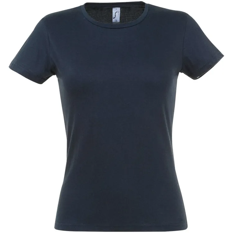 Футболка женская Miss 150, темно-синяя (navy) арт.2662.40