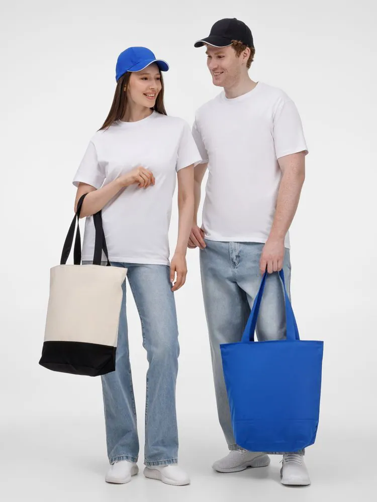 Сумка для покупок на молнии Shopaholic Zip, синяя арт.11683.40