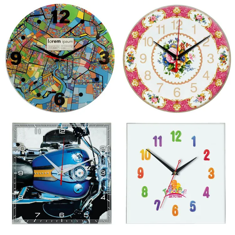 Часы стеклянные на заказ Time Wheel арт.18865.01