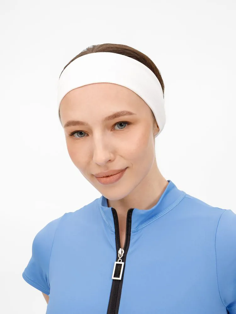 Охлаждающая повязка на голову Cool Head, белая арт.13601.60