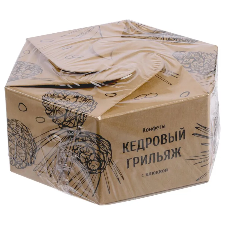 Конфеты &laquo;Мягкий кедровый грильяж&raquo; с клюквой арт.13646.00