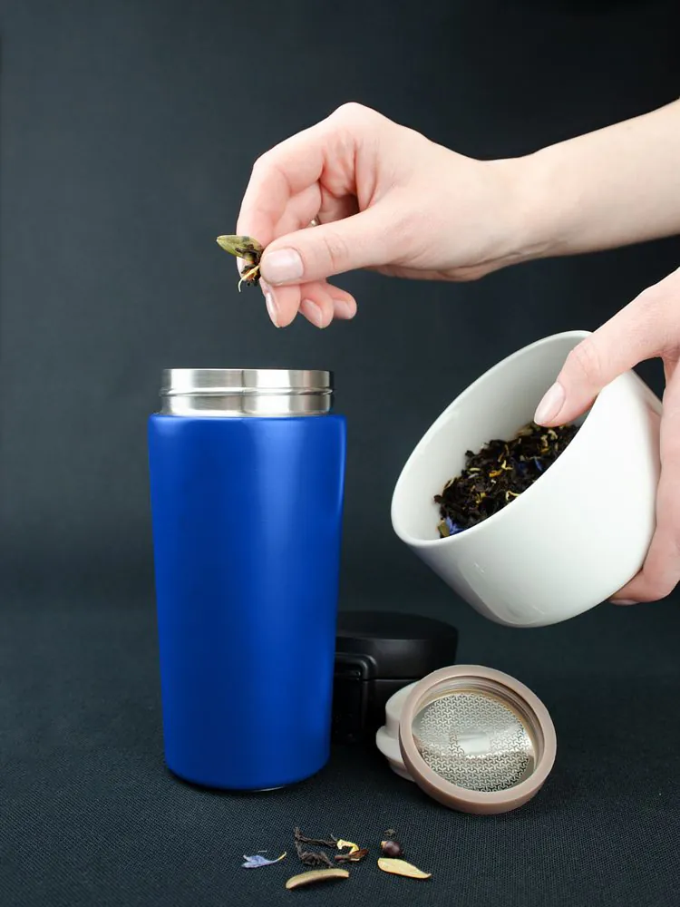 Термостакан с ситечком No Leak Infuser, синий арт.13650.40
