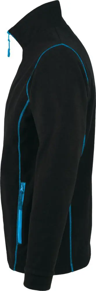 Куртка мужская Nova Men 200, черная с ярко-голубым арт.5849.34
