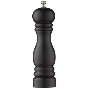 Мельница для перца Wood, большая, черная арт.22027