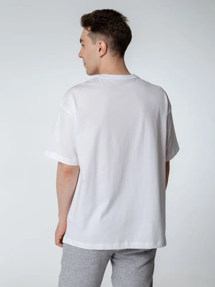 Футболка оверсайз мужская Boxy Men, белая арт.03806102