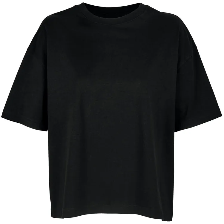 Футболка оверсайз женская Boxy Women, черная арт.03807309