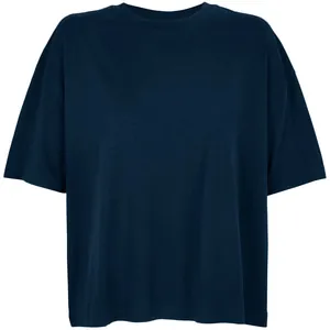 Футболка оверсайз женская Boxy Women, темно-синяя арт.03807319