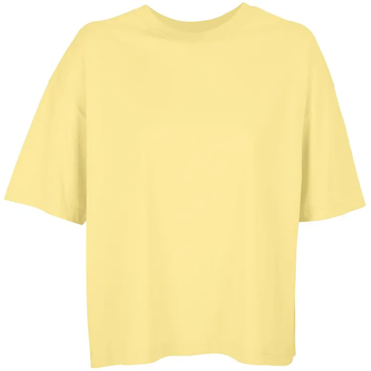 Футболка оверсайз женская Boxy Women, светло-желтая арт.03807260