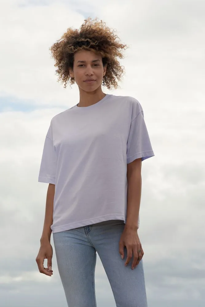 Футболка оверсайз женская Boxy Women, сиреневая арт.03807701