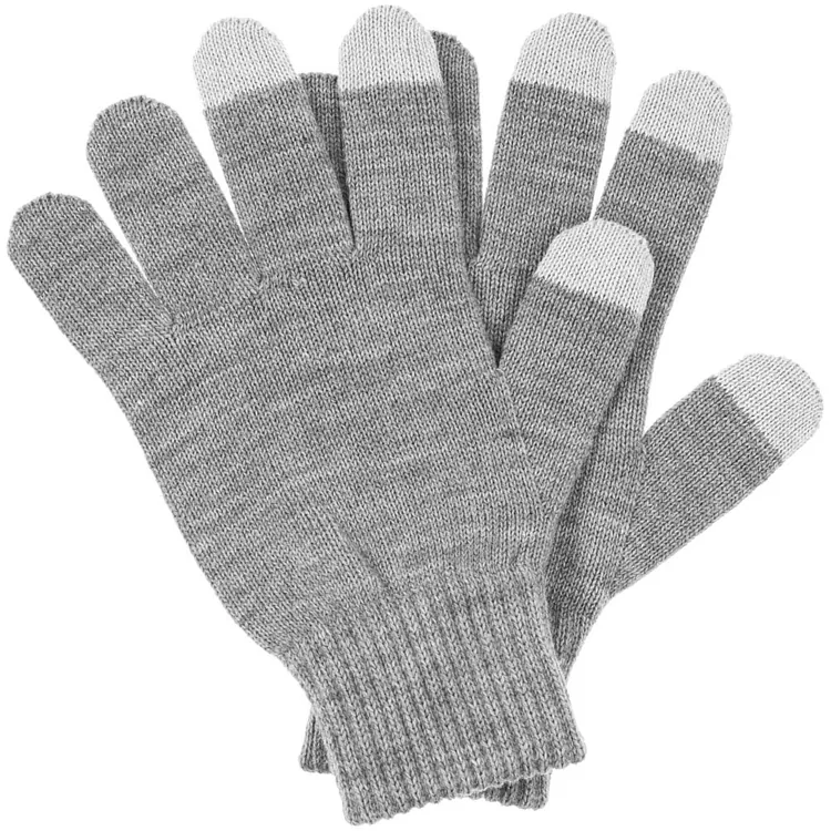 Перчатки сенсорные Real Talk, серые арт.52802.10