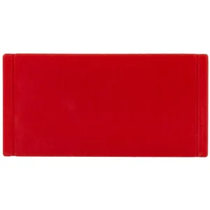 Лейбл из ПВХ Dzeta, XS, красный арт.13916.50