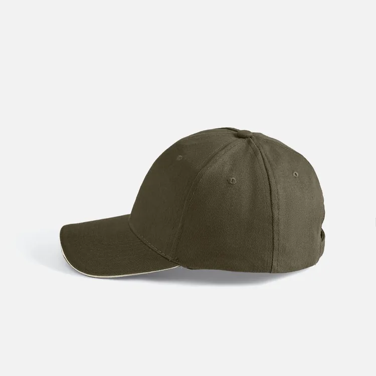 Бейсболка Buffalo, хаки с бежевым арт.6404.95