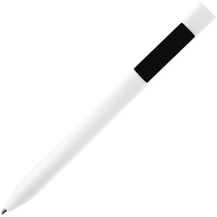 Ручка шариковая Swiper SQ, белая с черным арт.17522.63