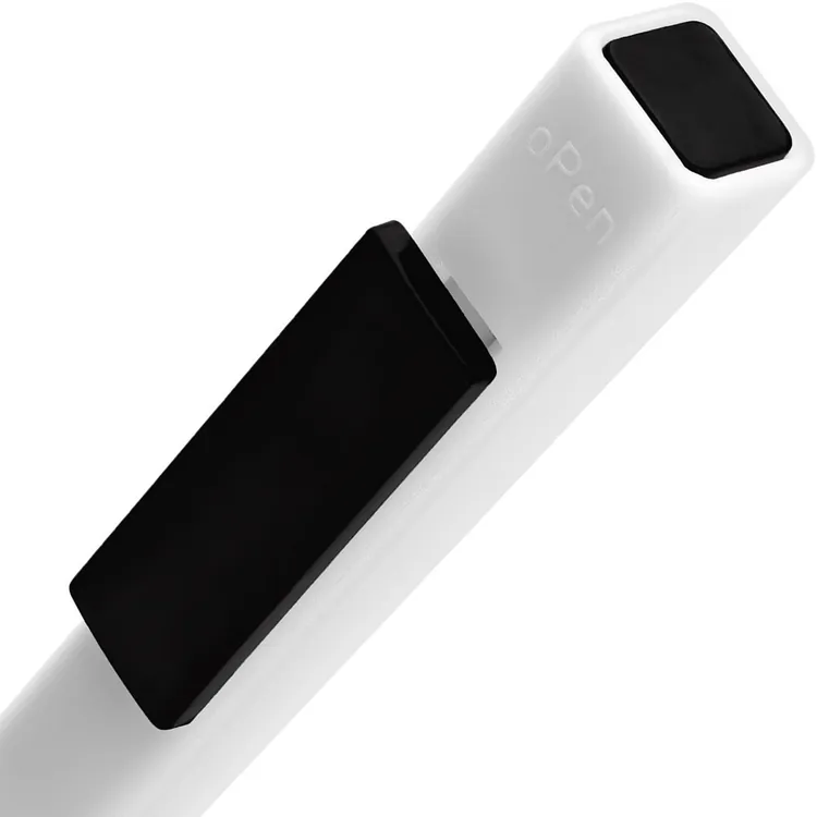 Ручка шариковая Swiper SQ, белая с черным арт.17522.63