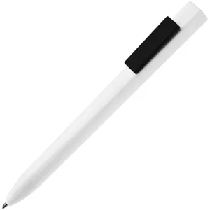 Ручка шариковая Swiper SQ, белая с черным арт.17522.63
