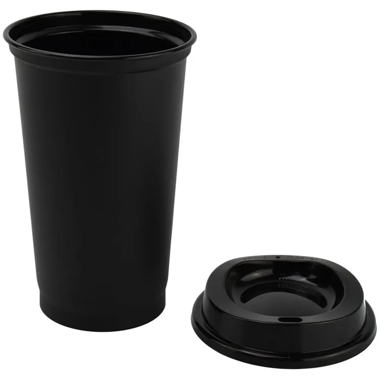 Стакан с крышкой Color Cap Black, черный арт.20996.30