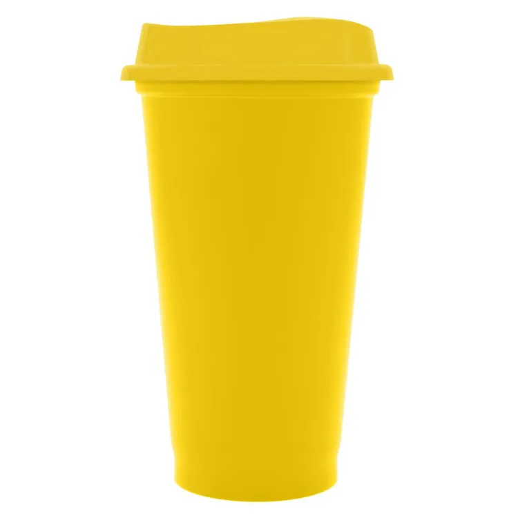Стакан с крышкой Color Cap, желтый арт.20998.80