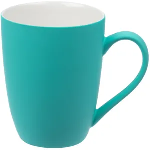 Кружка Good Morning с покрытием софт-тач, бирюзовая арт.14653.49