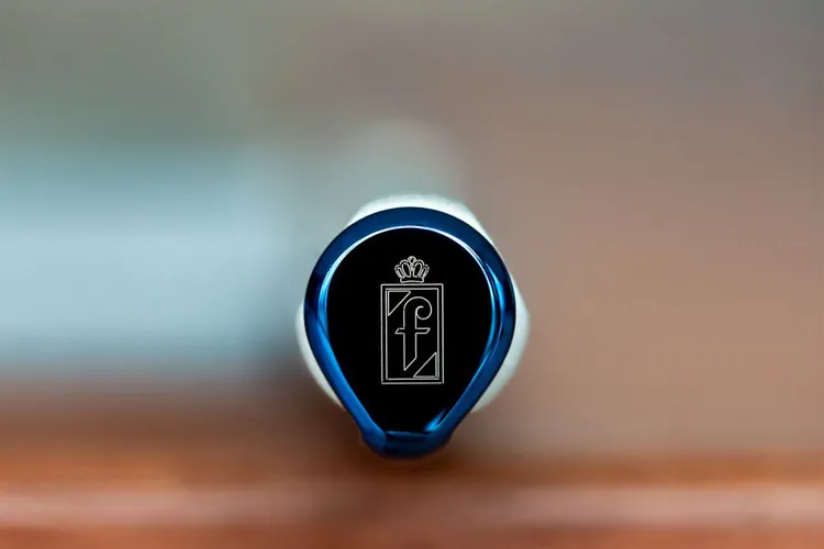 Ручка шариковая PF One, серебристая с синим арт.14221.14