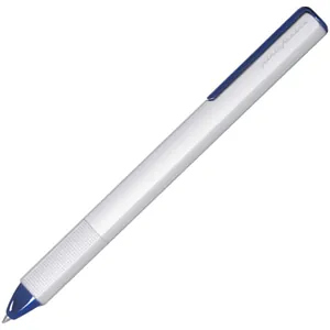Ручка шариковая PF One, серебристая с синим арт.14221.14